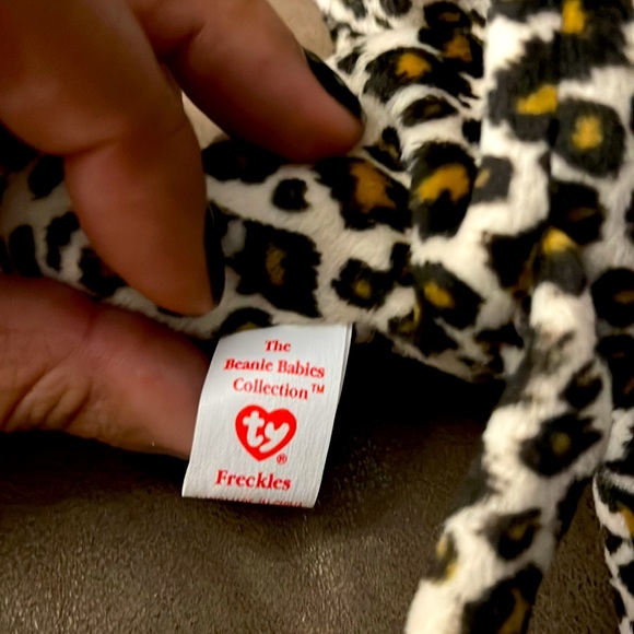 TY Beanie Baby Freckles Spotted Leopard 1996 - Picture 5 of 7